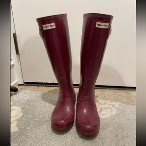 SOLD - Hunter - Tall Rain Boots for Women - Size 6